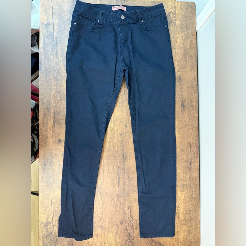 Wax Jeans Navy Skinny Jeans W13